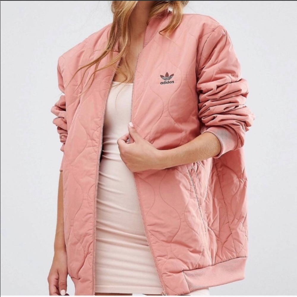 Adidas Originals | Oversized Quilted Bomber Jacket